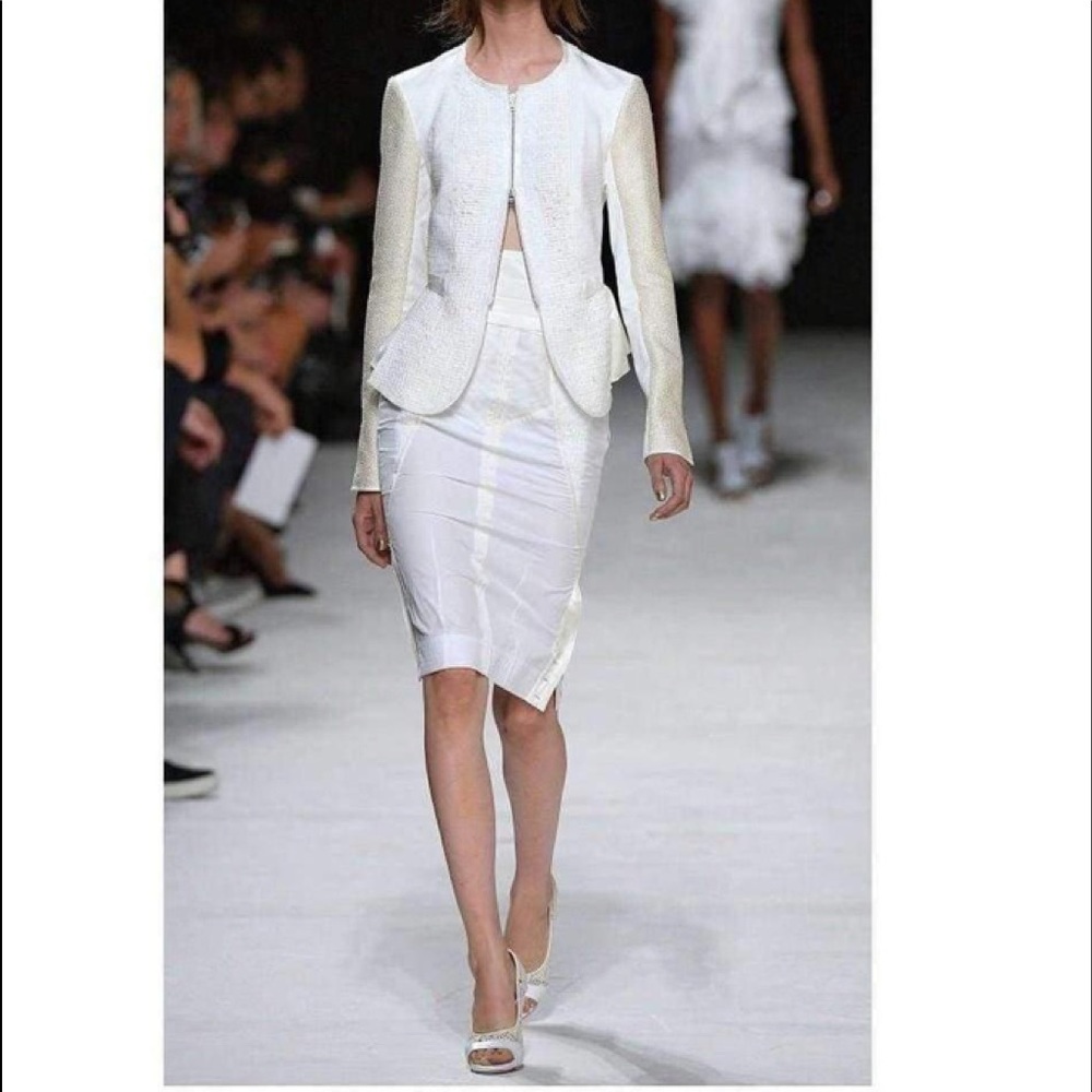 Nina Ricci Tailored Lace Back Jacket